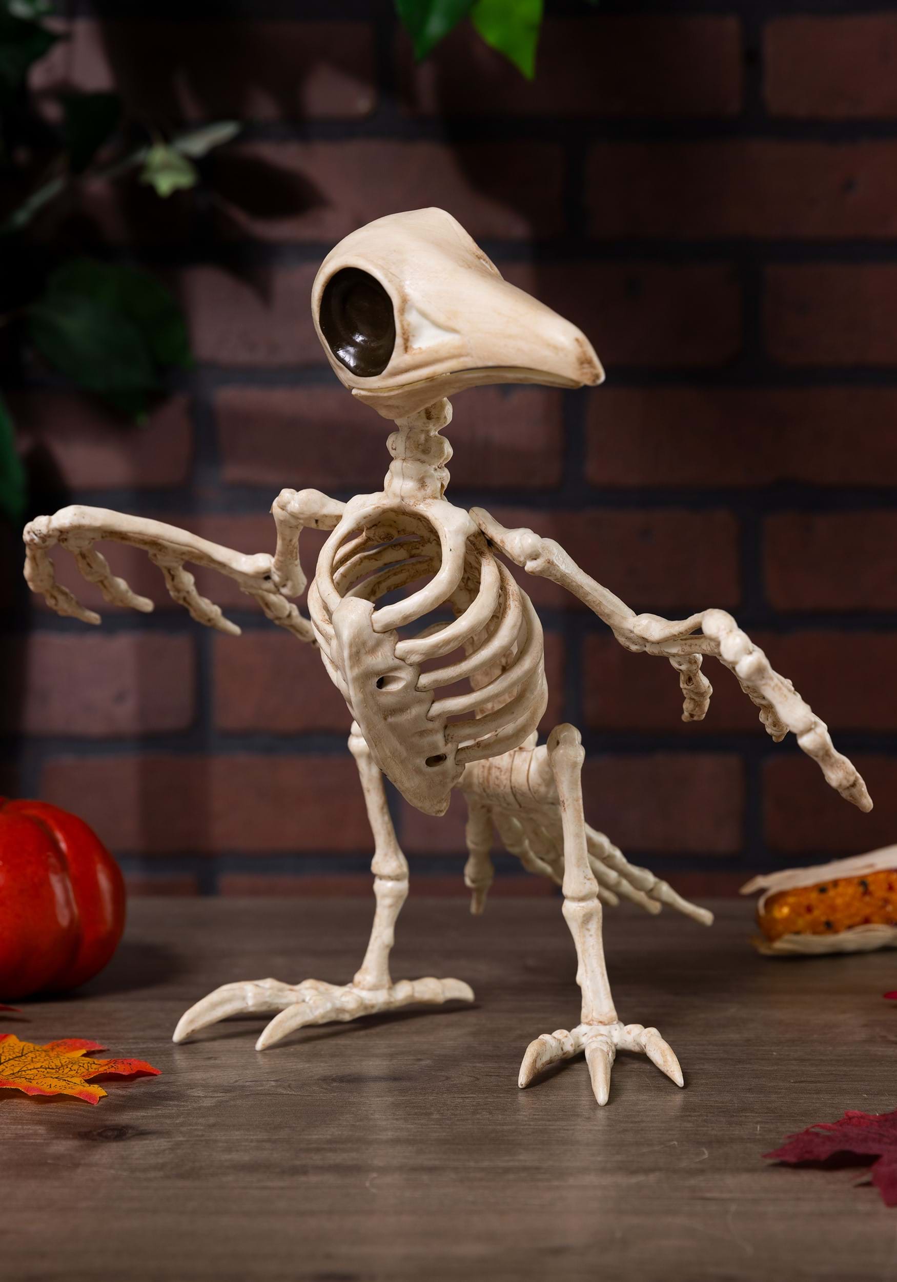 10.5-Inch Creepy Raven Skeleton