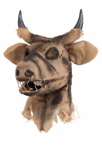 Click Here to buy Mouth Mover Bull Scarecrow Mask from HalloweenCostumes, CDN Funds & Shipping