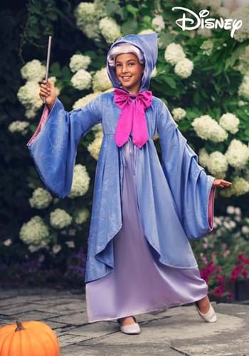 Kids Premium Disney Fairy Godmother Costume-2