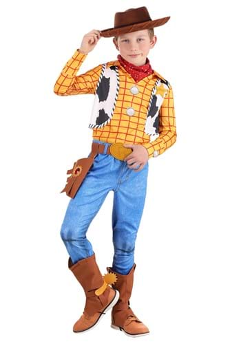 Click Here to buy Boys Disney Deluxe Woody Toy Story Costume from HalloweenCostumes, CDN Funds & Shipping