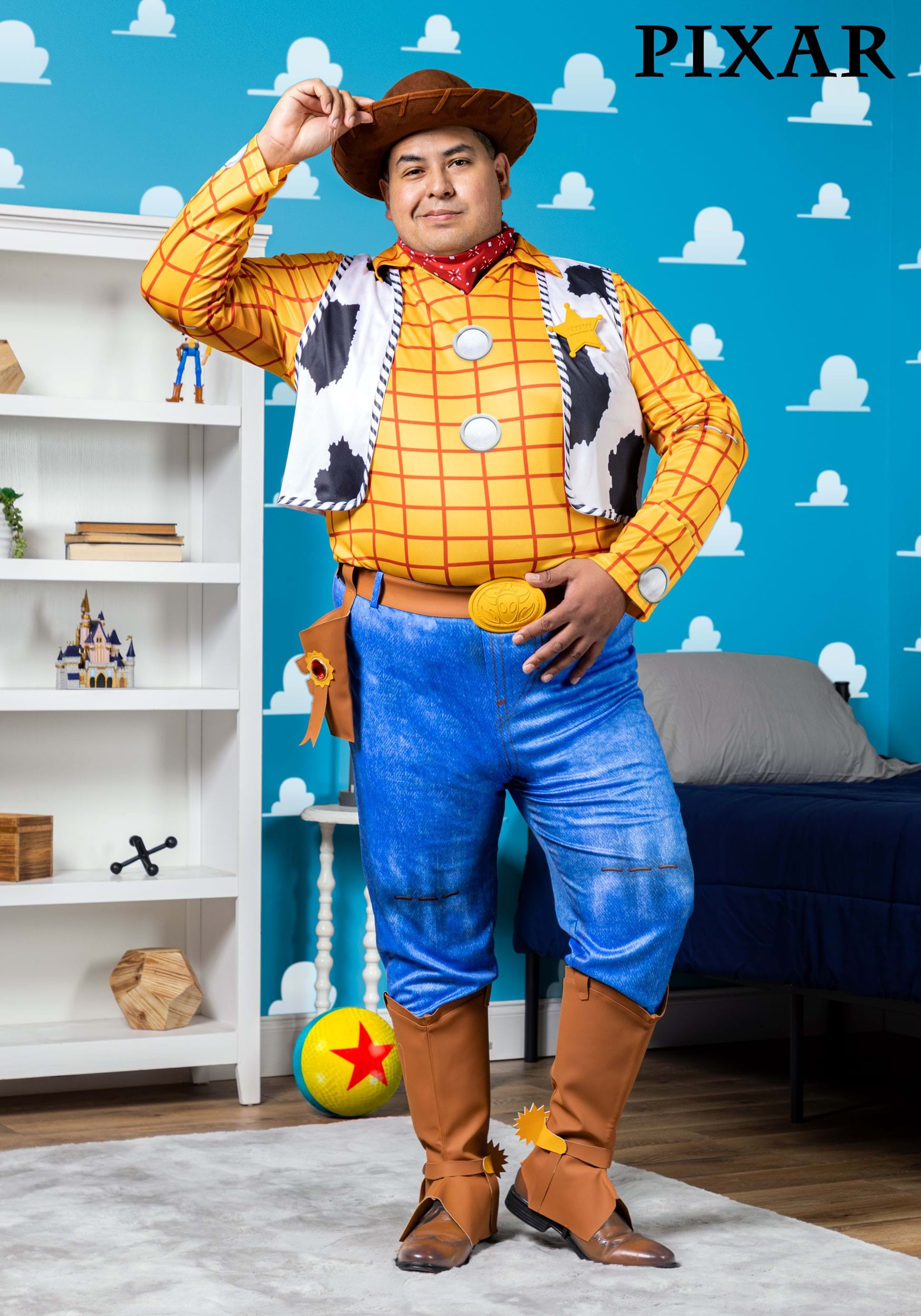Men S Disney Deluxe Woody Toy Story Plus Size Costume | Hot Sex Picture