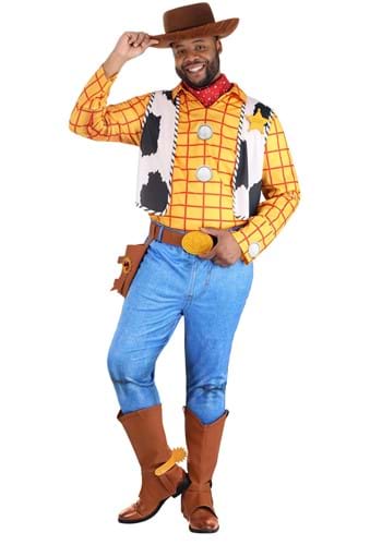 Click Here to buy Mens Plus Size Disney Deluxe Woody Toy Story Costume from HalloweenCostumes, CDN Funds & Shipping