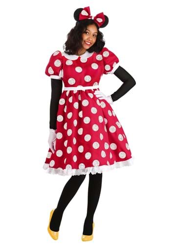 Click Here to buy Disney Deluxe Adult  Minnie Mouse Costume from HalloweenCostumes, CDN Funds & Shipping