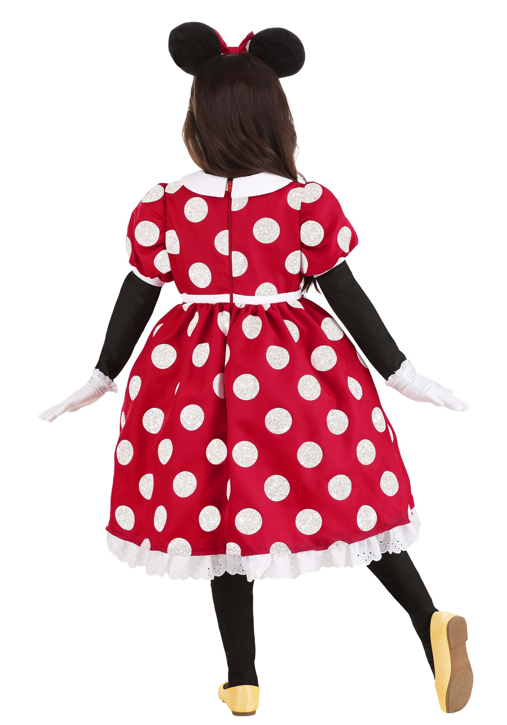 Costume d’Halloween Robe Minnie Rouge Minnie Costume Minnie Tenue de fête  Petites filles Minnie Tenue Polka Dots Costume