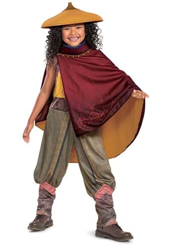 Click Here to buy Girls Deluxe Raya Costume Raya and the Last Dragon from HalloweenCostumes, CDN Funds & Shipping
