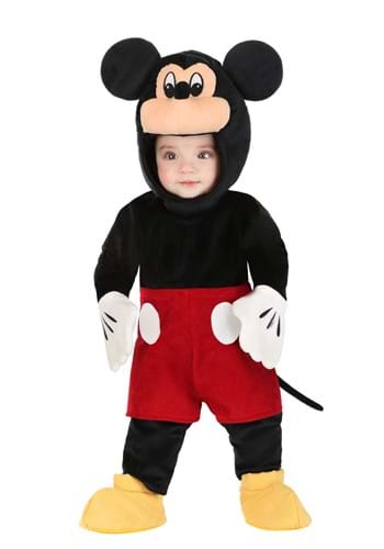 Click Here to buy Snuggly Mickey Mouse Baby Costume from HalloweenCostumes, CDN Funds & Shipping
