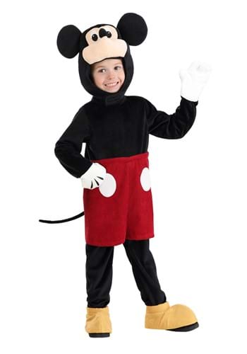 Click Here to buy Snuggly Mickey Mouse Costume for Toddlers from HalloweenCostumes, CDN Funds & Shipping