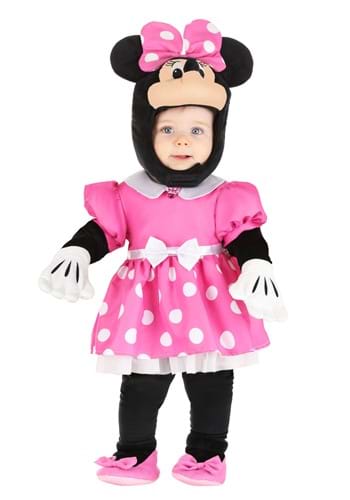 Click Here to buy Sweet Minnie Mouse Baby Costume from HalloweenCostumes, CDN Funds & Shipping
