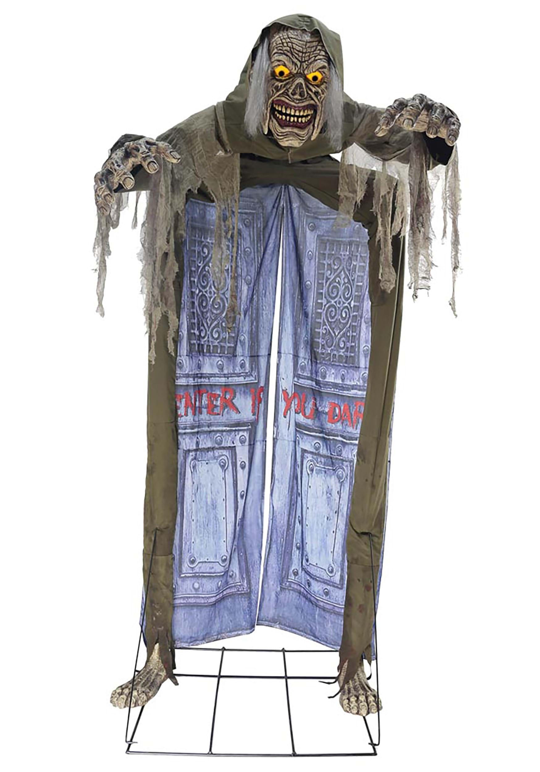 10ft Looming Ghoul Archway Animated Prop , Halloween Animatronics