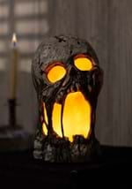 12 Flaming Rotted Skull Animated Prop