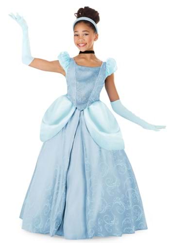 Click Here to buy Girls Premium Cinderella Costume from HalloweenCostumes, CDN Funds & Shipping