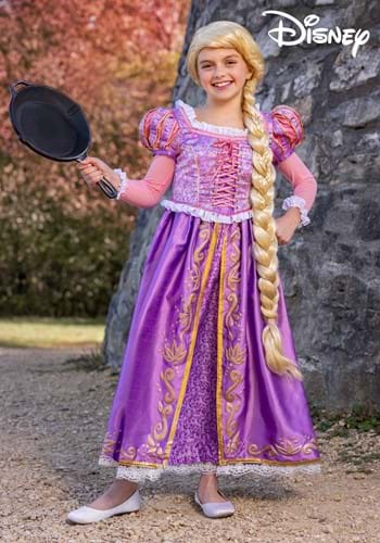 Girls Premium Rapunzel Costume