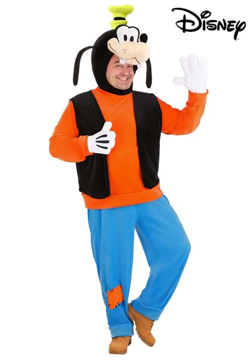 Deluxe Plus Size Men's Goofy Costume