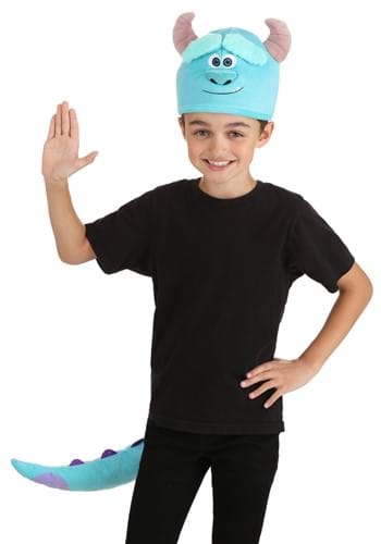 Click Here to buy Kids Monsters Inc Sulley Soft Costume Hat and Tail Kit from HalloweenCostumes, CDN Funds & Shipping