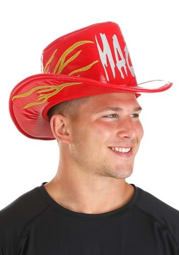 Click Here to buy Randy Savage Red Deluxe Cowboy Hat from HalloweenCostumes, CDN Funds & Shipping