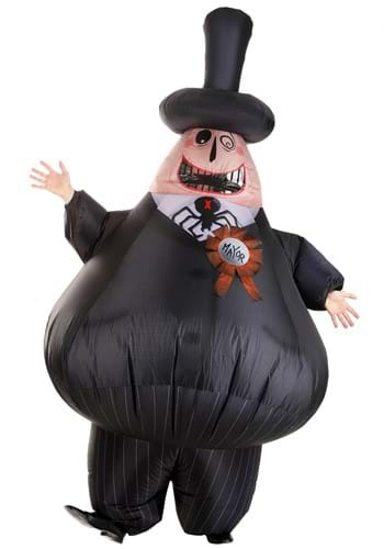 Click Here to buy Nightmare Before Christmas Mayor Inflatable Costume for Adults | Disney Costumes from HalloweenCostumes, CDN Funds & Shipping