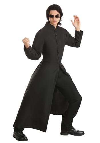 Click Here to buy Adult The Matrix Neo Costume from HalloweenCostumes, CDN Funds & Shipping