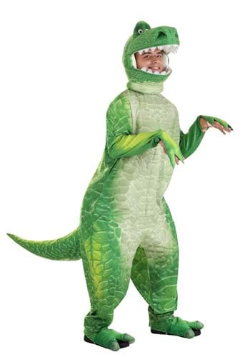 Click Here to buy Deluxe Toy Story Rex Costume for Adults from HalloweenCostumes, CDN Funds & Shipping