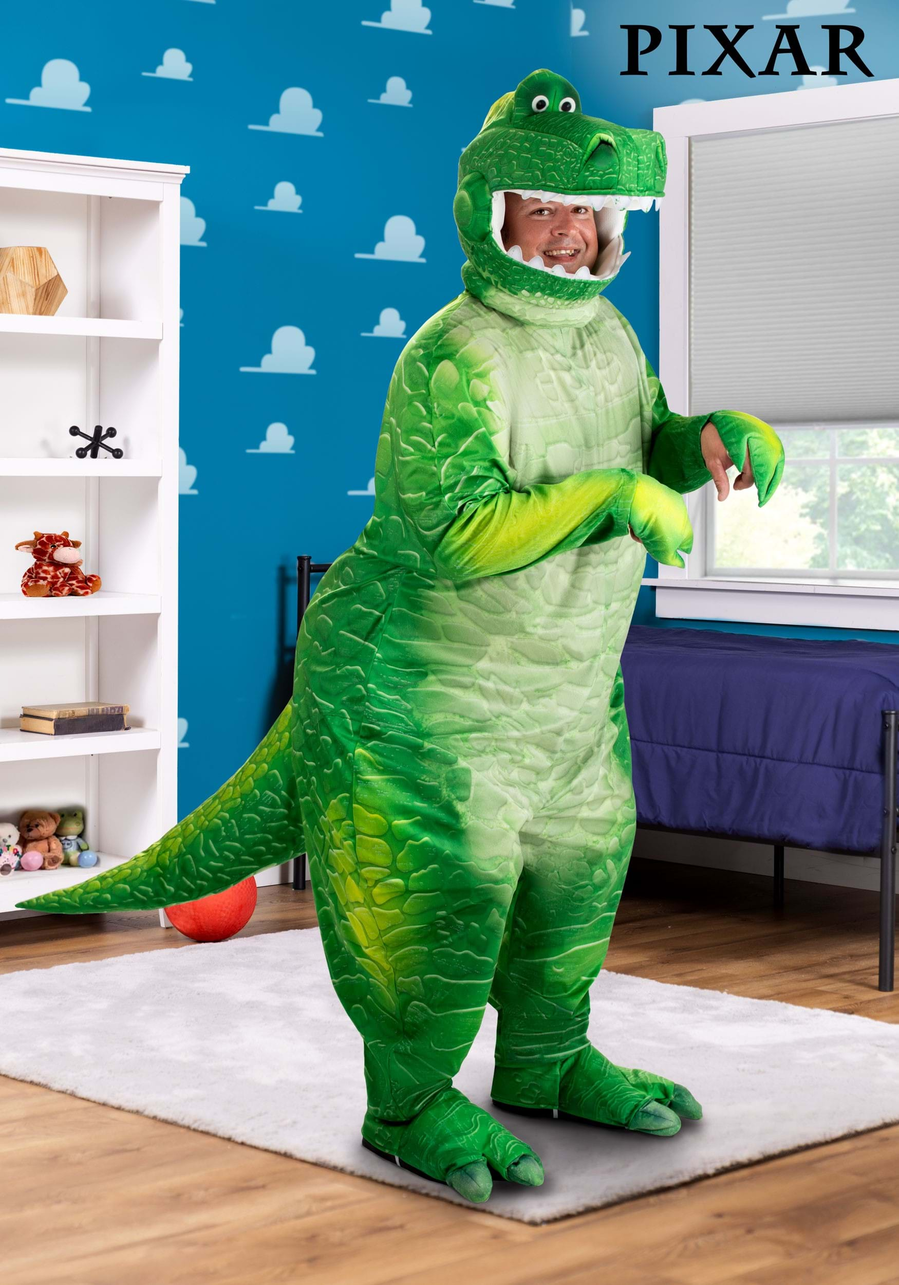 Plus Size Deluxe Toy Story Rex Adult Costume