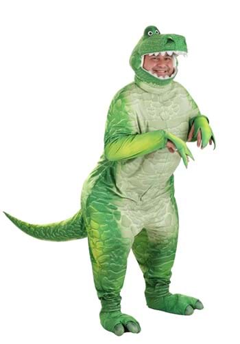 Click Here to buy Plus Size Deluxe Toy Story Rex Adult Costume from HalloweenCostumes, CDN Funds & Shipping