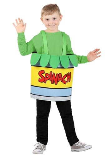Click Here to buy Spinach Can Kids Costume from HalloweenCostumes, CDN Funds & Shipping