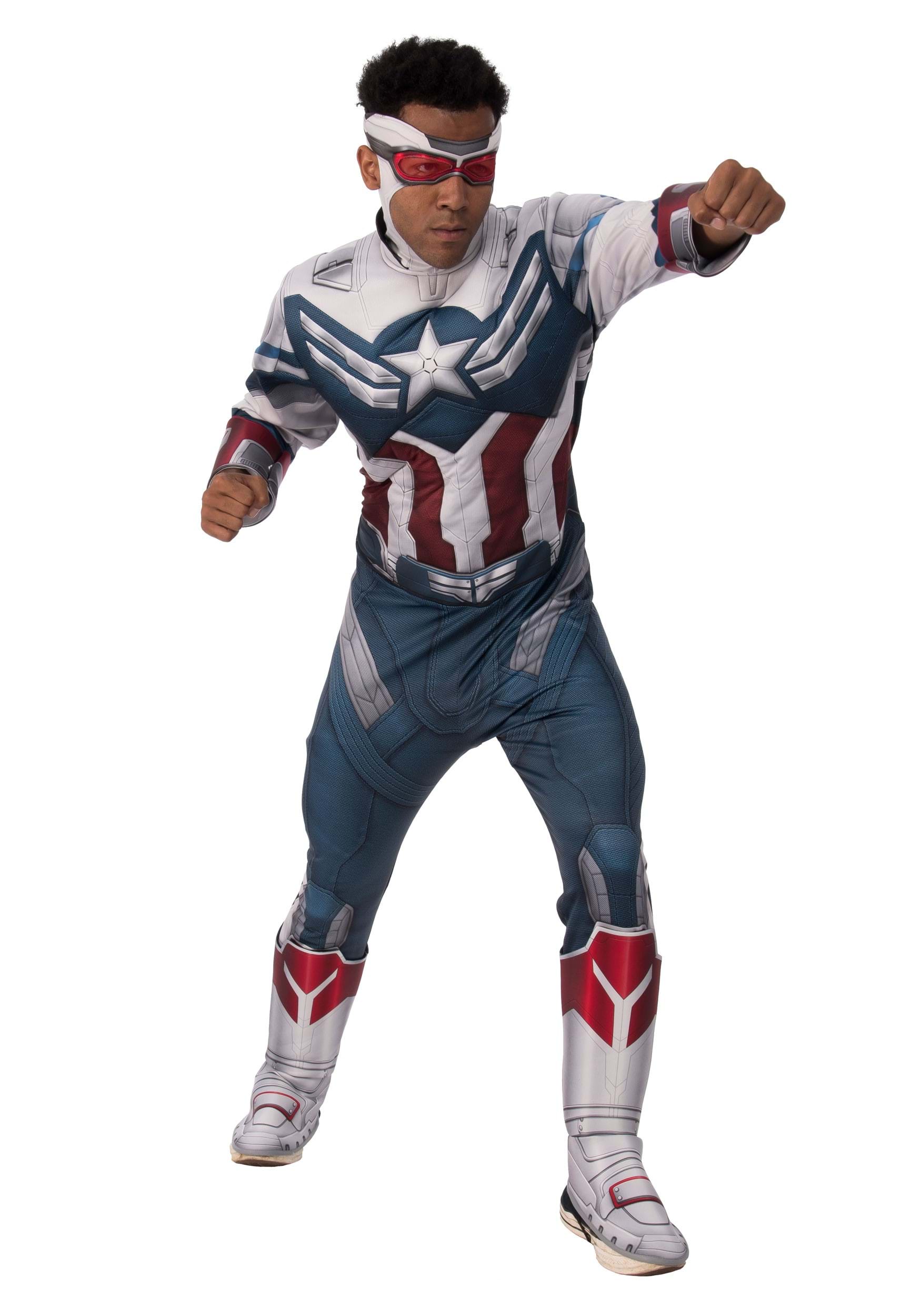 Men's Falcon And The Winter Soldier Deluxe Captain America Costume