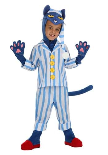 Click Here to buy Toddler Bedtime Blues Pete the Cat Costume  Costumes from HalloweenCostumes, CDN Funds & Shipping
