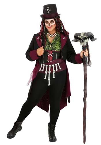 Click Here to buy Plus Size Womens Voodoo Queen Costume | Voodoo Costumes from HalloweenCostumes, CDN Funds & Shipping