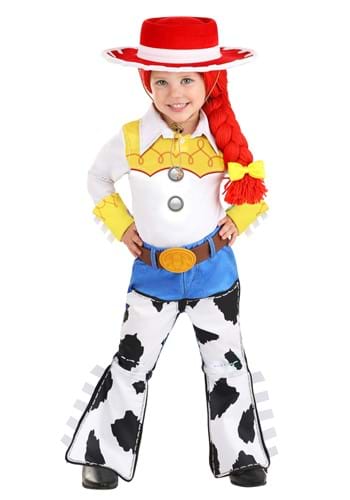 Click Here to buy Toddler Deluxe Disney Toy Story Jessie Costume from HalloweenCostumes, CDN Funds & Shipping