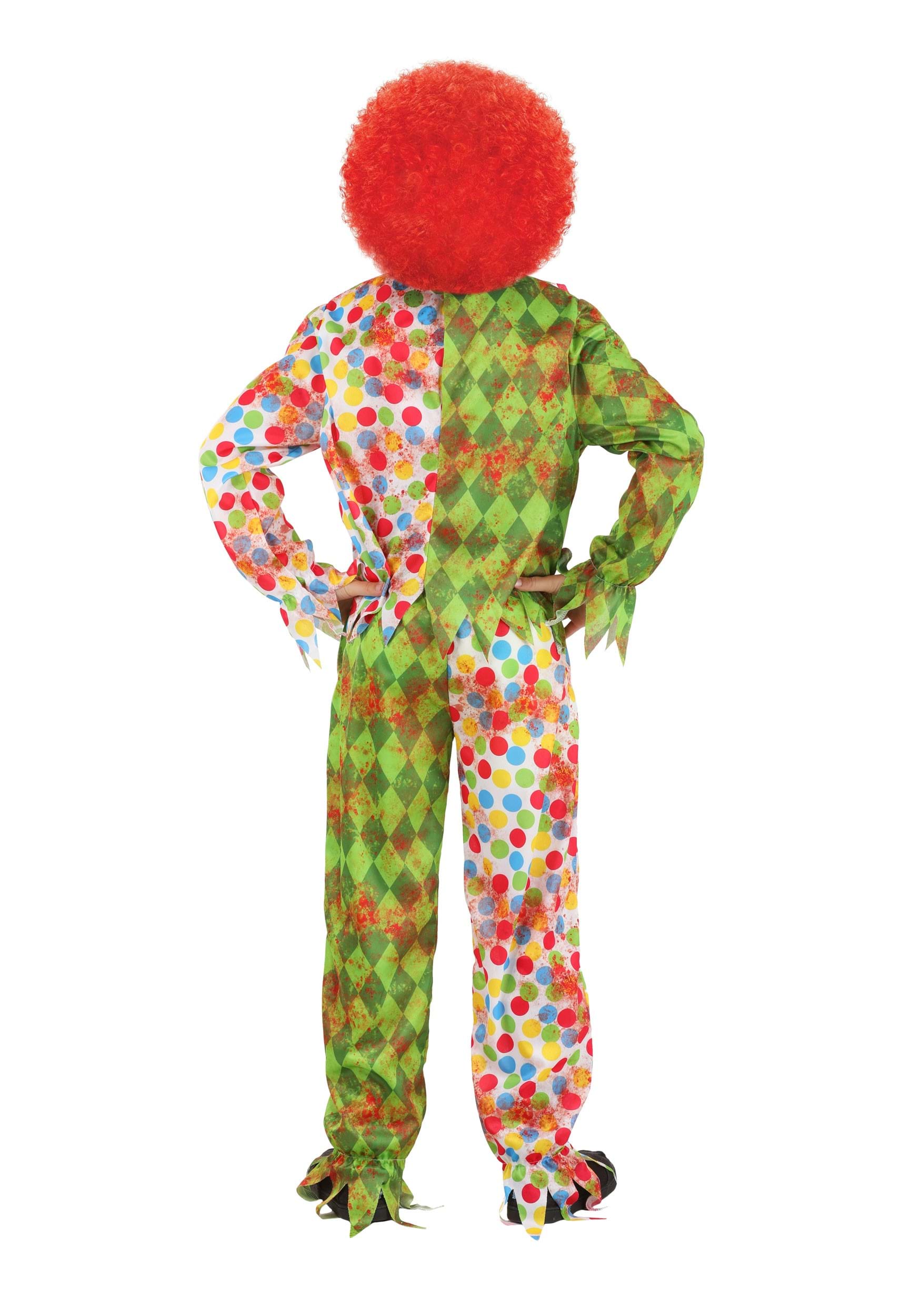 Creepy Masked Clown Kid's Costume