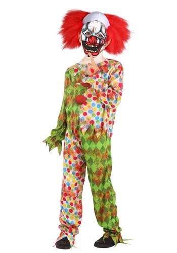 Click Here to buy Creepy Masked Clown Kids Costume from HalloweenCostumes, CDN Funds & Shipping
