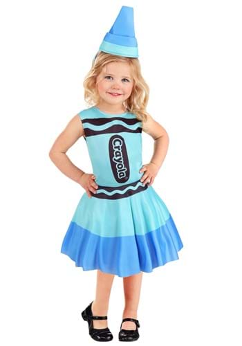 Click Here to buy Blue Crayola Crayon Toddler Costume Dress from HalloweenCostumes, CDN Funds & Shipping