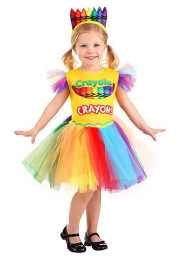 Click Here to buy Crayon Box Costume Dress for Toddlers from HalloweenCostumes, CDN Funds & Shipping