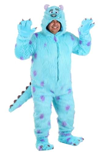 Click Here to buy Plus Size Monsters Inc Adult Hooded Sulley Costume from HalloweenCostumes, CDN Funds & Shipping