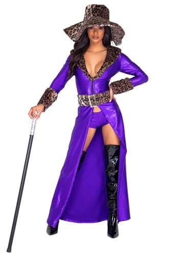 Click Here to buy Womens Made of Money Sexy Pimp Costume from HalloweenCostumes, CDN Funds & Shipping