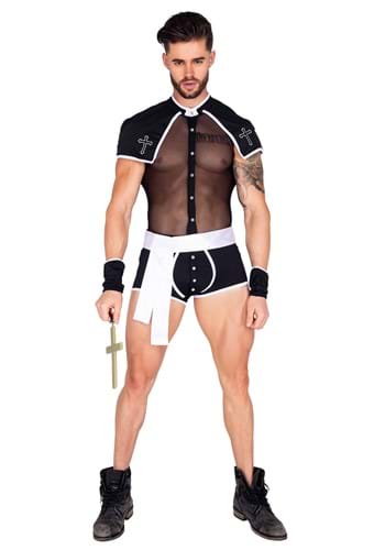 Click Here to buy Sexy Sinful Confession Mens Costume from HalloweenCostumes, CDN Funds & Shipping