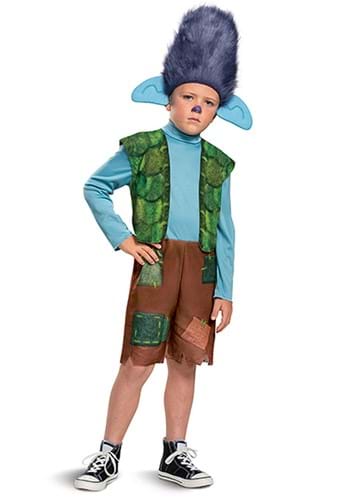 Click Here to buy Trolls World Tour Branch Kids Costume from HalloweenCostumes, CDN Funds & Shipping