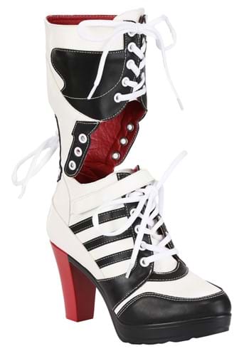 Click Here to buy Womens Harlequin High Heel Costume Boots from HalloweenCostumes, CDN Funds & Shipping
