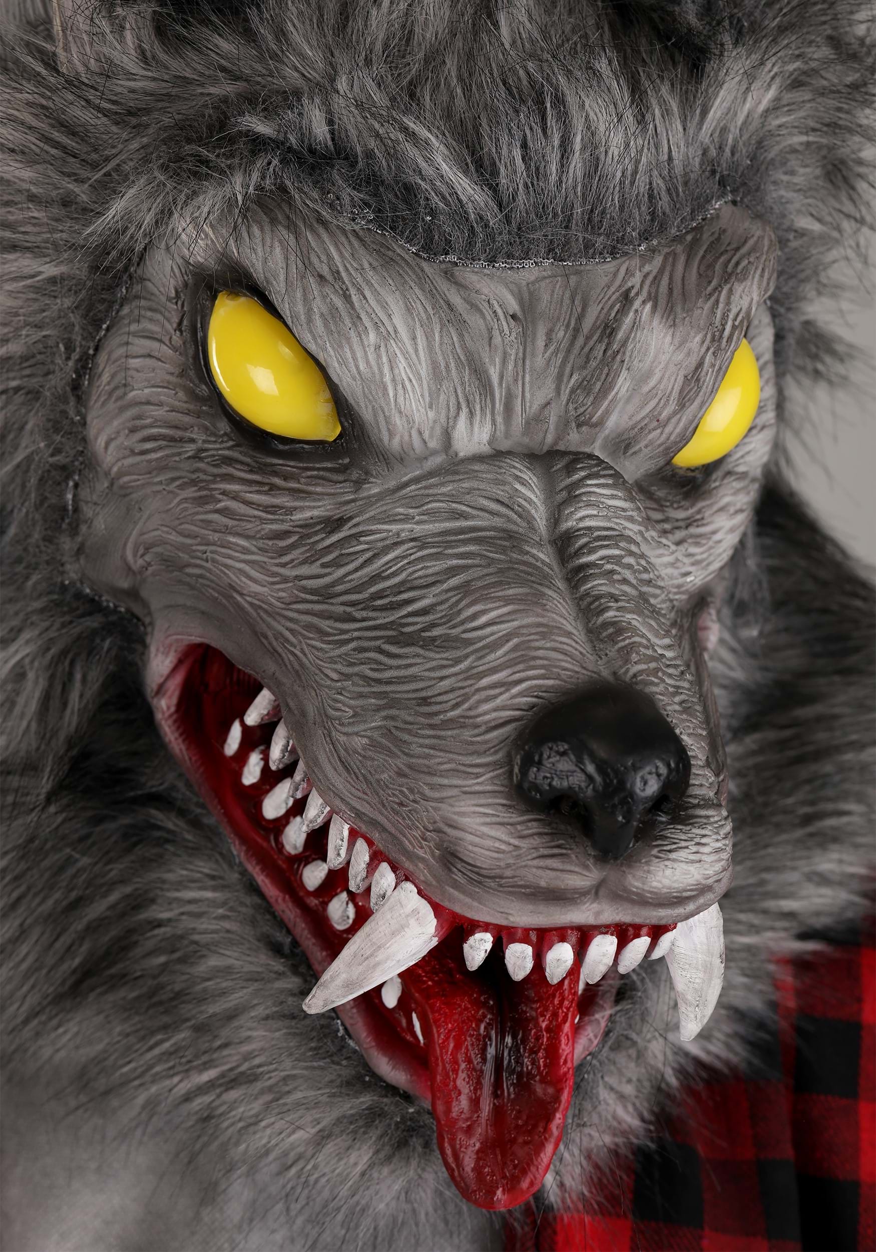 6FT Animated Classic Werewolf Halloween Prop , Werewolf Decorations