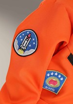 Toddler Orange Astronaut Jumpsuit Costume Alt 4