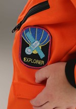 Toddler Orange Astronaut Jumpsuit Costume Alt 5