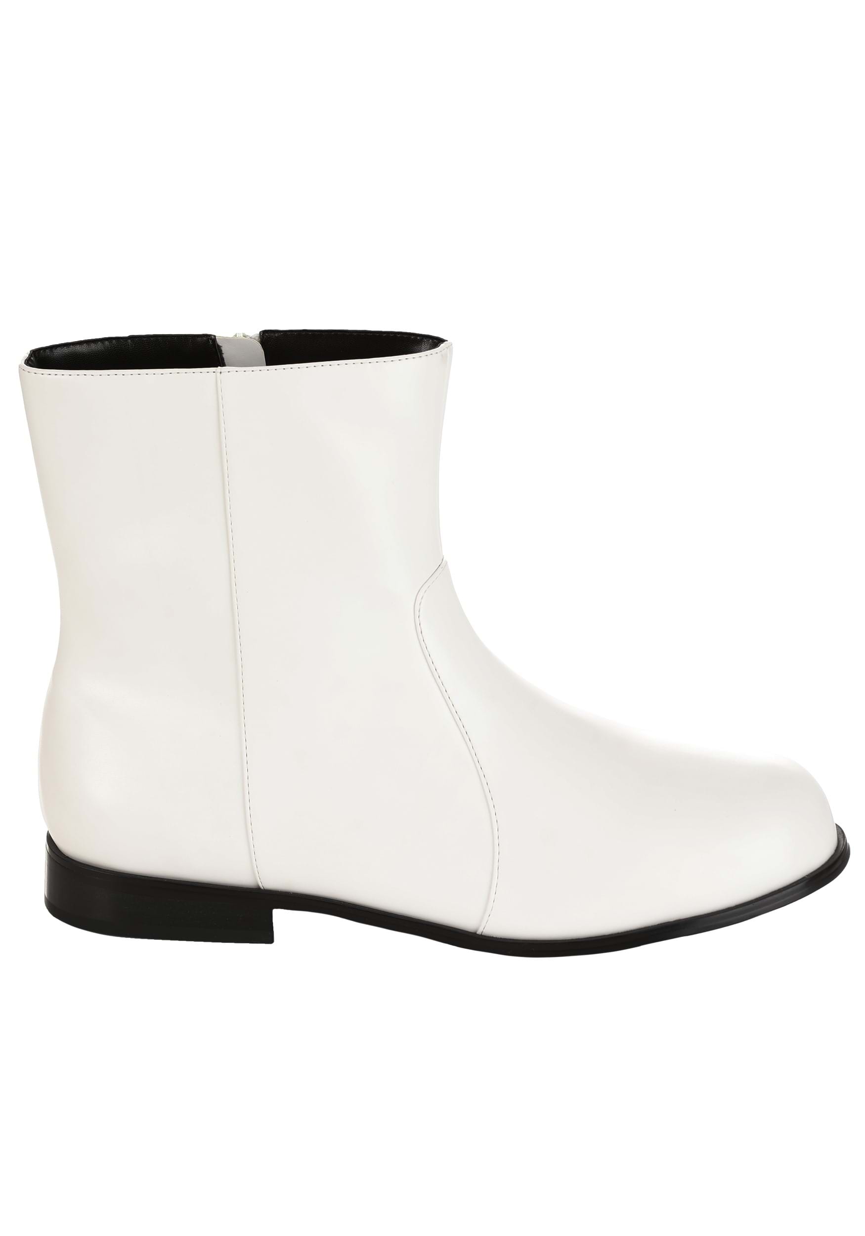 Adult White '70s Boots