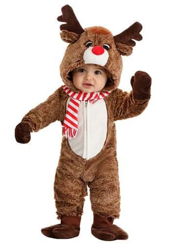 Click Here to buy Reindeer Plush Costume for Babys from HalloweenCostumes, CDN Funds & Shipping