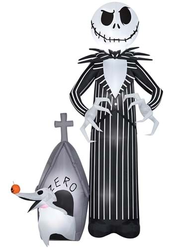 9ft Jack and Zero Nightmare Before Christmas Inflatable