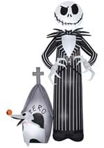 9ft Jack and Zero Nightmare Before Christmas Inflatable