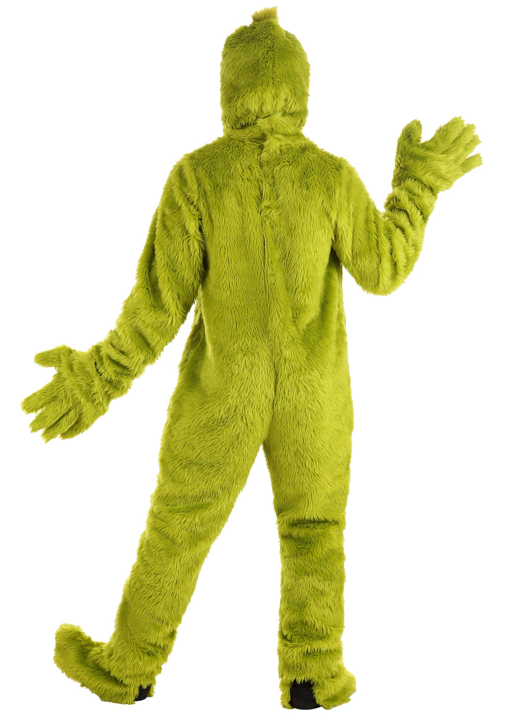Dr. Seuss Open Face Grinch Costume , Adult Grinch Costumes