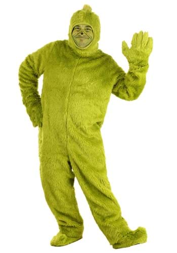 Click Here to buy Dr. Seuss Grinch Plus Size Open Face Costume from HalloweenCostumes, CDN Funds & Shipping