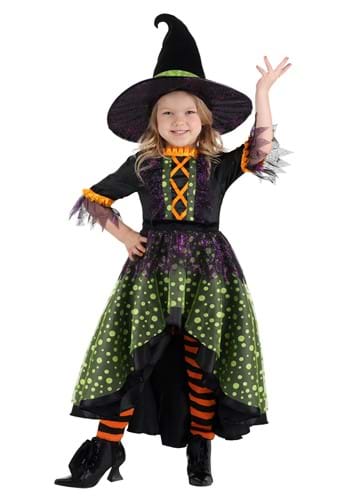 Click Here to buy Verdant Spring Witch Toddler Costume from HalloweenCostumes, CDN Funds & Shipping