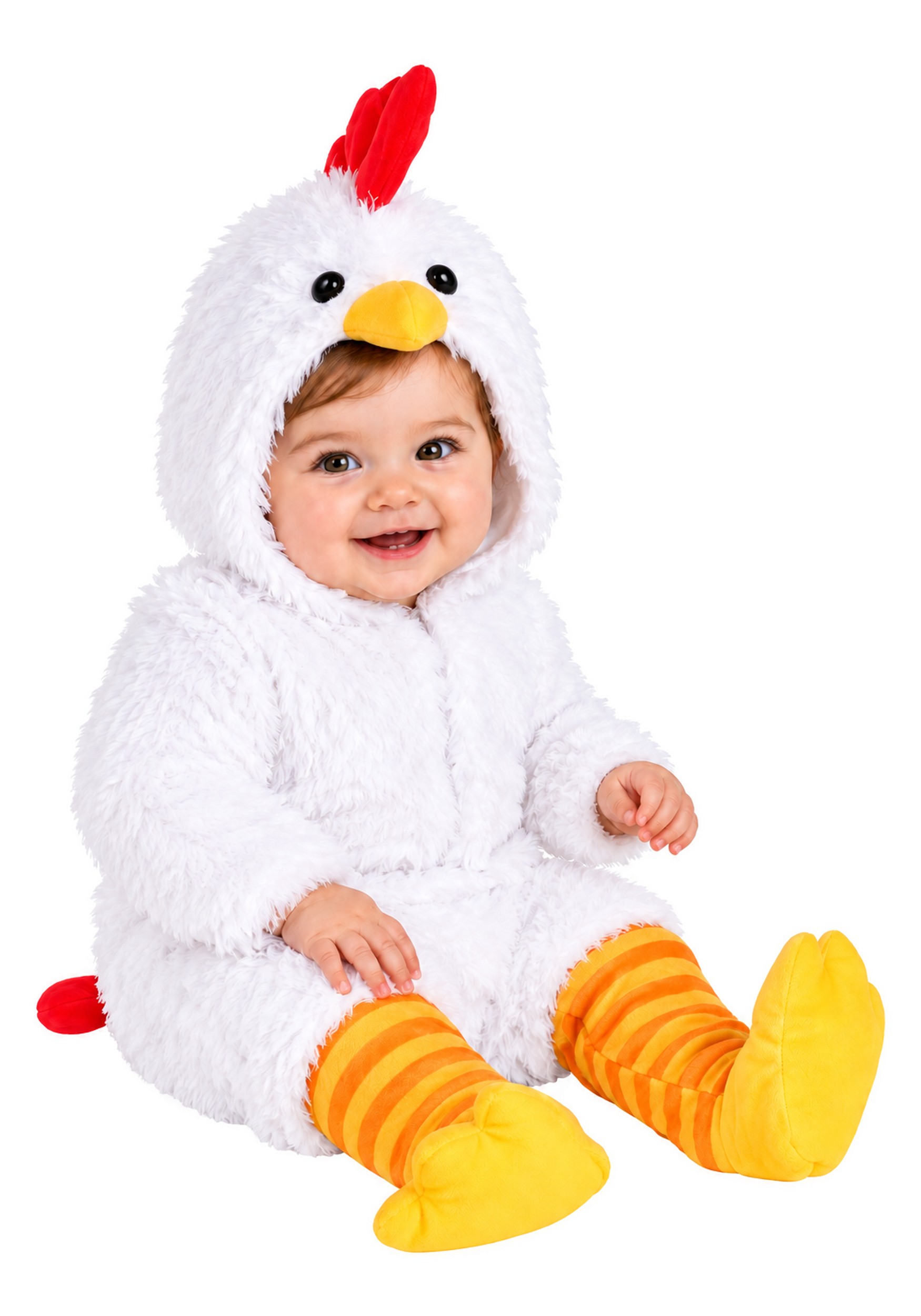 Fluffy Chicken Baby Costume