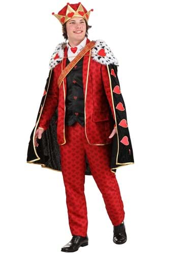 Click Here to buy Premium King of Hearts Adult Costume from HalloweenCostumes, CDN Funds & Shipping